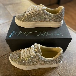 Betsy Johnson Sidney Rhinestone Sneakers